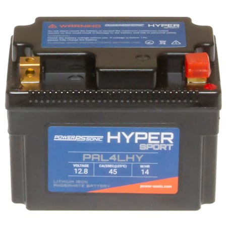 Power Sonic PAL4LHY Lithium Powersport Battery PAL4LHY